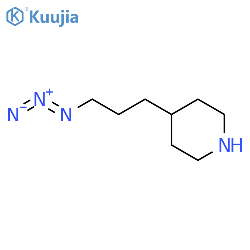 Piperidine, 4-(3-azidopropyl)- structure