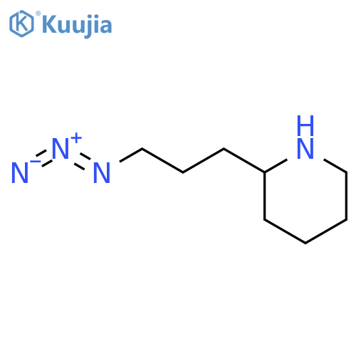 PIPERIDINE, 2-(3-AZIDOPROPYL)- structure