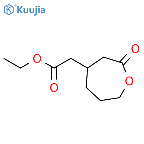 4-Oxepaneacetic acid, 2-oxo-, ethyl ester structure