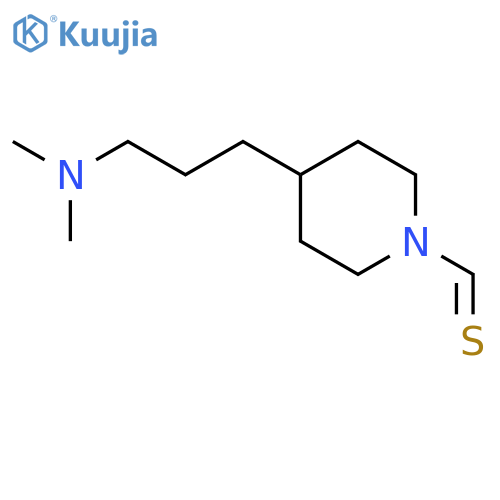 1-PIPERIDINECARBOTHIOALDEHYDE, 4-[3-(DIMETHYLAMINO)PROPYL]- structure