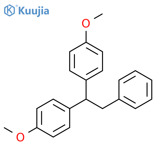 Benzene, 1,1'-(2-phenylethylidene)bis[4-methoxy- structure