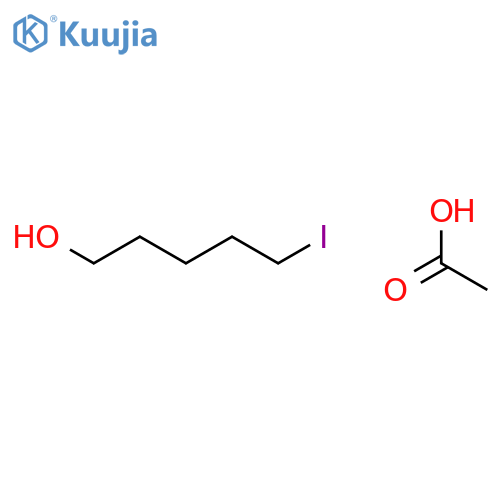 1-Pentanol, 5-iodo-, acetate structure