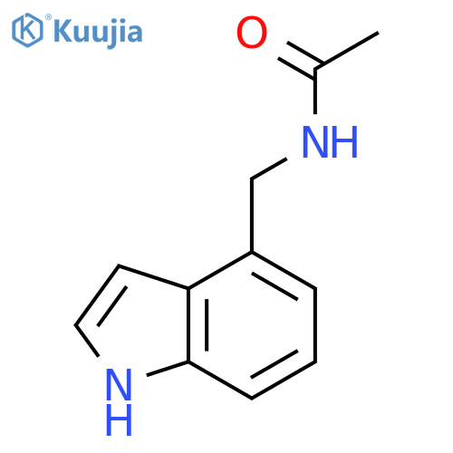 N-(1H-indol-4-ylmethyl)-Acetamide structure
