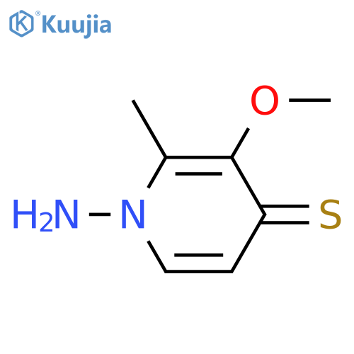 4(1H)-Pyridinethione, 1-amino-3-methoxy-2-methyl- structure