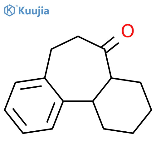 5H-Dibenzo[a,c]cyclohepten-5-one, 1,2,3,4,4a,6,7,11b-octahydro- structure