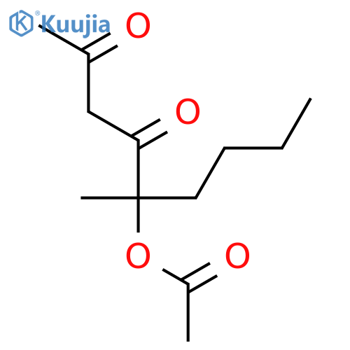 2,4-NONANEDIONE, 5-(ACETYLOXY)-5-METHYL- structure