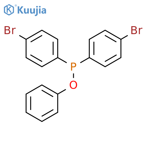 PHOSPHINOUS ACID, BIS(4-BROMOPHENYL)-, PHENYL ESTER structure