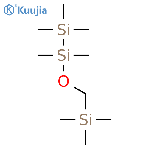 DISILANE, PENTAMETHYL[(TRIMETHYLSILYL)METHOXY]- structure
