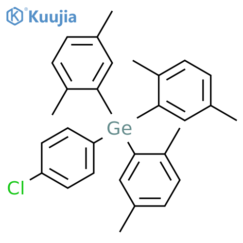 GERMANE, (4-CHLOROPHENYL)TRIS(2,5-DIMETHYLPHENYL)- structure