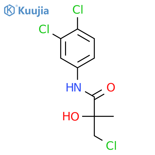 Propanamide, 3-chloro-N-(3,4-dichlorophenyl)-2-hydroxy-2-methyl- structure