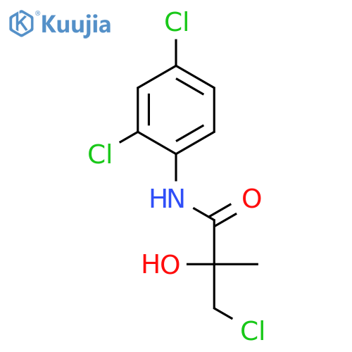 Propanamide, 3-chloro-N-(2,4-dichlorophenyl)-2-hydroxy-2-methyl- structure