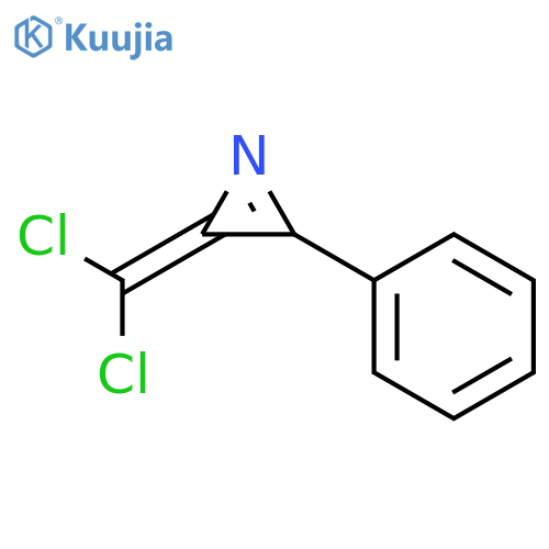 2H-Azirine, 2-(dichloromethylene)-3-phenyl- structure