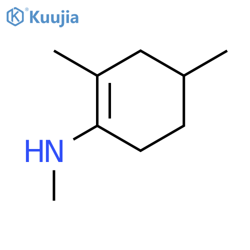 1-CYCLOHEXEN-1-AMINE, N,2,4-TRIMETHYL- structure