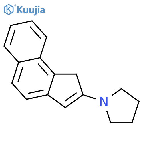 1-(1H-Cyclopenta[a]naphthalen-2-yl)pyrrolidine structure