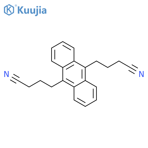 9,10-Anthracenedibutanenitrile structure