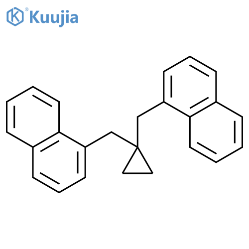 Naphthalene, 1,1'-[cyclopropylidenebis(methylene)]bis- structure