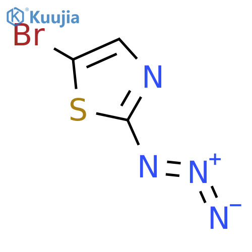 2-Azido-5-bromo-1,3-thiazole structure