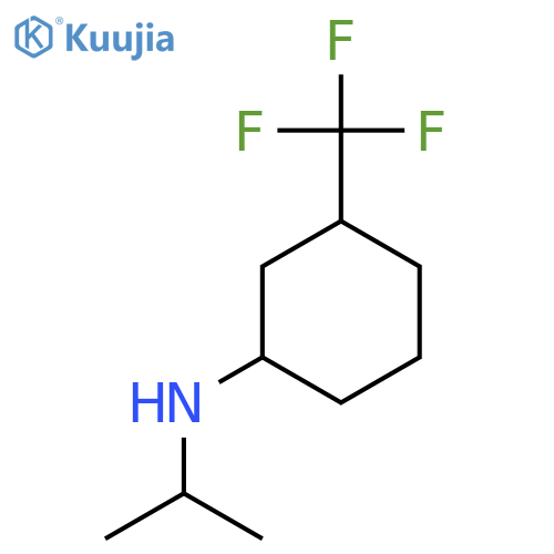 Cyclohexanamine, N-(1-methylethyl)-3-(trifluoromethyl)- structure