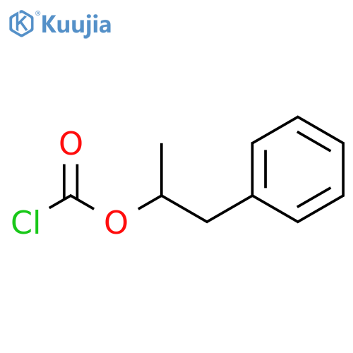1-phenylpropan-2-yl chloroformate structure