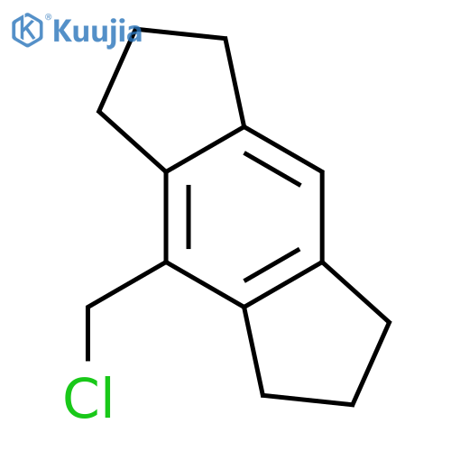 s-Indacene, 4-(chloromethyl)-1,2,3,5,6,7-hexahydro- structure