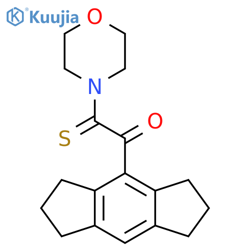 Thiomorpholide of S-hydraindacen-4-ylglyoxylic acid structure