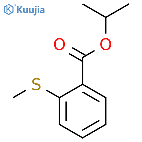 BENZOIC ACID, 2-(METHYLTHIO)-, 1-METHYLETHYL ESTER structure