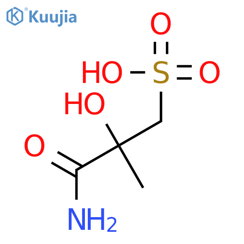 1-Propanesulfonic acid, 3-amino-2-hydroxy-2-methyl-3-oxo- structure
