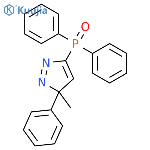 3H-PYRAZOLE, 5-(DIPHENYLPHOSPHINYL)-3-METHYL-3-PHENYL- structure