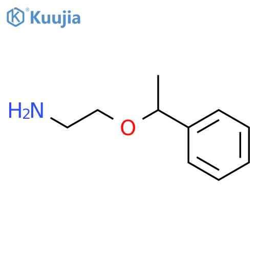 2-(1-phenylethoxy)ethan-1-amine structure
