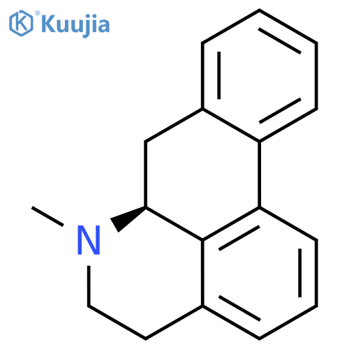 4H-Dibenzo[de,g]quinoline, 5,6,6a,7-tetrahydro-6-methyl-, (S)- structure