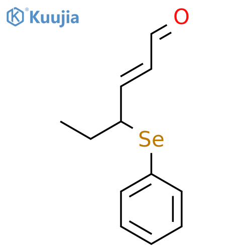 2-HEXENAL, 4-(PHENYLSELENO)-, (E)- structure
