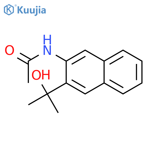 N-[3-(2-Hydroxypropan-2-yl)naphthalen-2-yl]acetamide structure