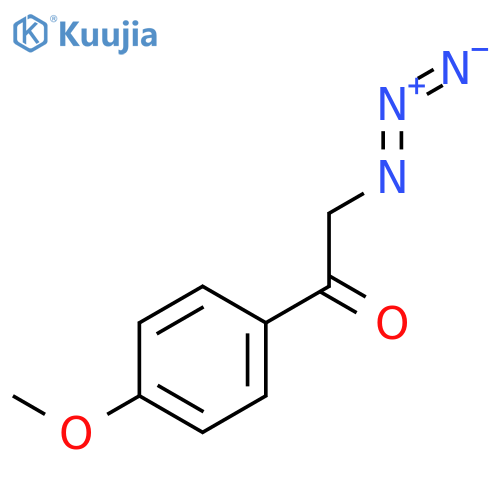 2-azido-1-(4-methoxyphenyl)ethan-1-one structure