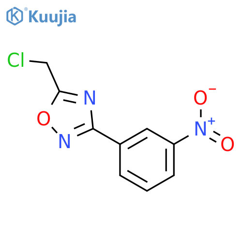 5-(Chloromethyl)-3-(3-nitrophenyl)-1,2,4-oxadiazole structure