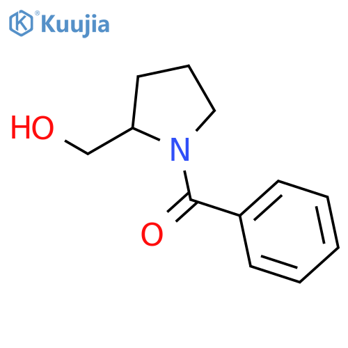 2-Pyrrolidinemethanol, 1-benzoyl-, (2S)- structure