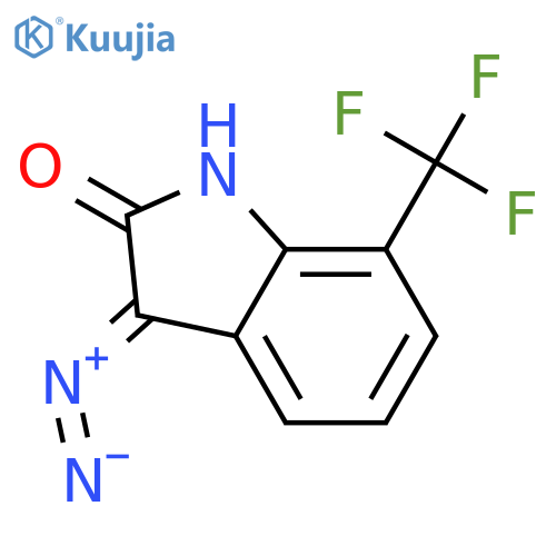 2H-INDOL-2-ONE, 3-DIAZO-1,3-DIHYDRO-7-(TRIFLUOROMETHYL)- structure