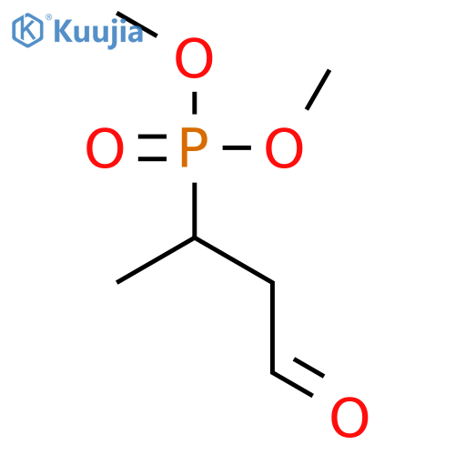 PHOSPHONIC ACID, (1-METHYL-3-OXOPROPYL)-, DIMETHYL ESTER structure