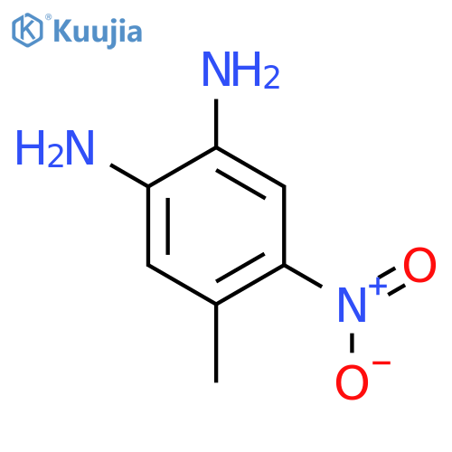 4-Methyl-5-nitrobenzene-1,2-diamine structure