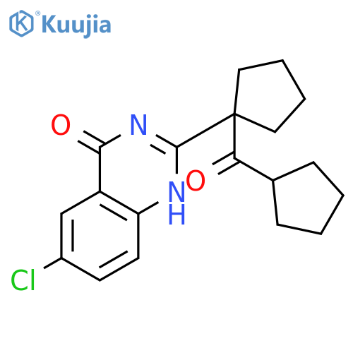 4(1H)-Quinazolinone, 6-chloro-2-[1-(cyclopentylcarbonyl)cyclopentyl]- structure