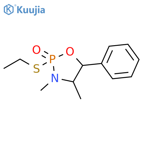 (2R,4R,5S)-2-(ethylsulfanyl)-3,4-dimethyl-5-phenyl-1,3,2-oxazaphospholidine 2-oxide structure