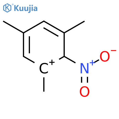 Cyclohexadienylium, 1,3,5-trimethyl-6-nitro- structure