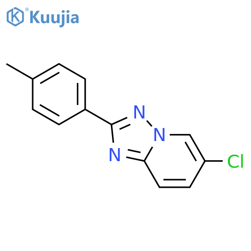 [1,2,4]Triazolo[1,5-a]pyridine, 6-chloro-2-(4-methylphenyl)- structure