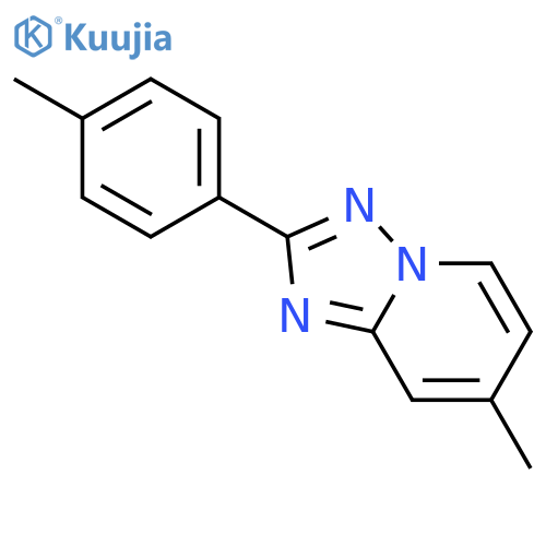 7-Methyl-2-(4-methylphenyl)[1,2,4]triazolo[1,5-a]pyridine structure