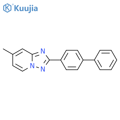 [1,2,4]Triazolo[1,5-a]pyridine, 2-[1,1'-biphenyl]-4-yl-7-methyl- structure