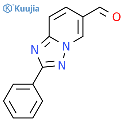[1,2,4]Triazolo[1,5-a]pyridine-6-carboxaldehyde, 2-phenyl- structure