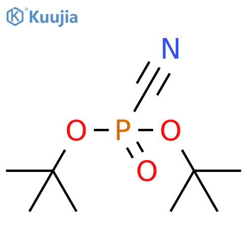 PHOSPHOROCYANIDIC ACID, BIS(1,1-DIMETHYLETHYL) ESTER structure