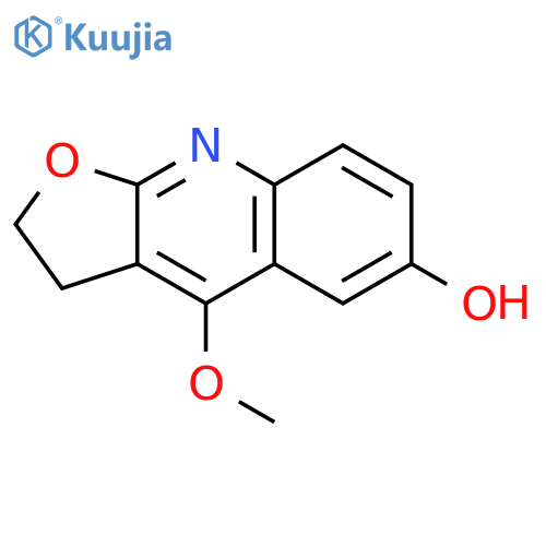 FURO[2,3-B]QUINOLIN-6-OL, 2,3-DIHYDRO-4-METHOXY- structure