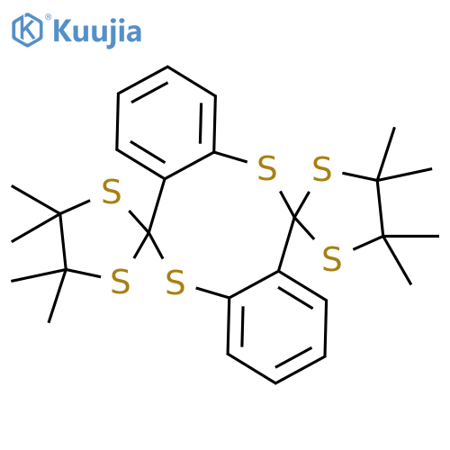 DISPIRO[1,3-DITHIOLANE-2,6'-[6H,12H]DIBENZO[B,F][1,5]DITHIOCIN-12',2''-[1,3]DITHIOLANE], 4,4,4'',4'',5,5,5'',5''-OCTAMETHYL- structure