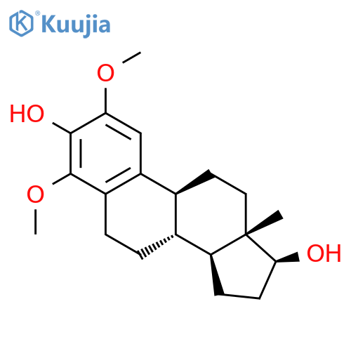 Estra-1,3,5(10)-triene-3,17-diol, 2,4-dimethoxy-, (17b)- structure