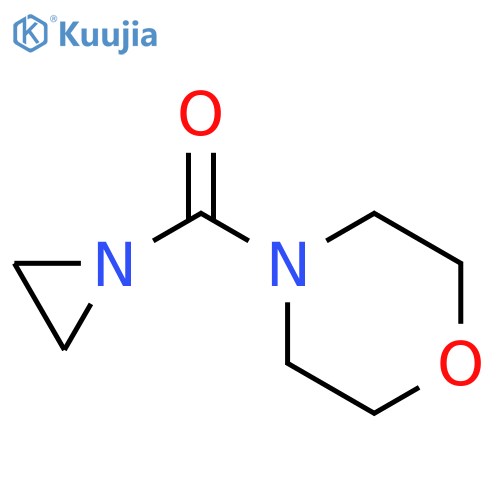 MORPHOLINE, 4-(1-AZIRIDINYLCARBONYL)- structure